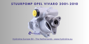 Stuurpomp Opel Vivaro 2001-2014 met OE 9121312